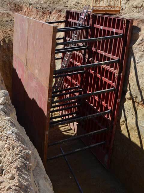 Entibación ligera Entibación ligera